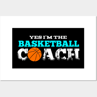 Basketball Coach - Retro Distressed Grunge Posters and Art